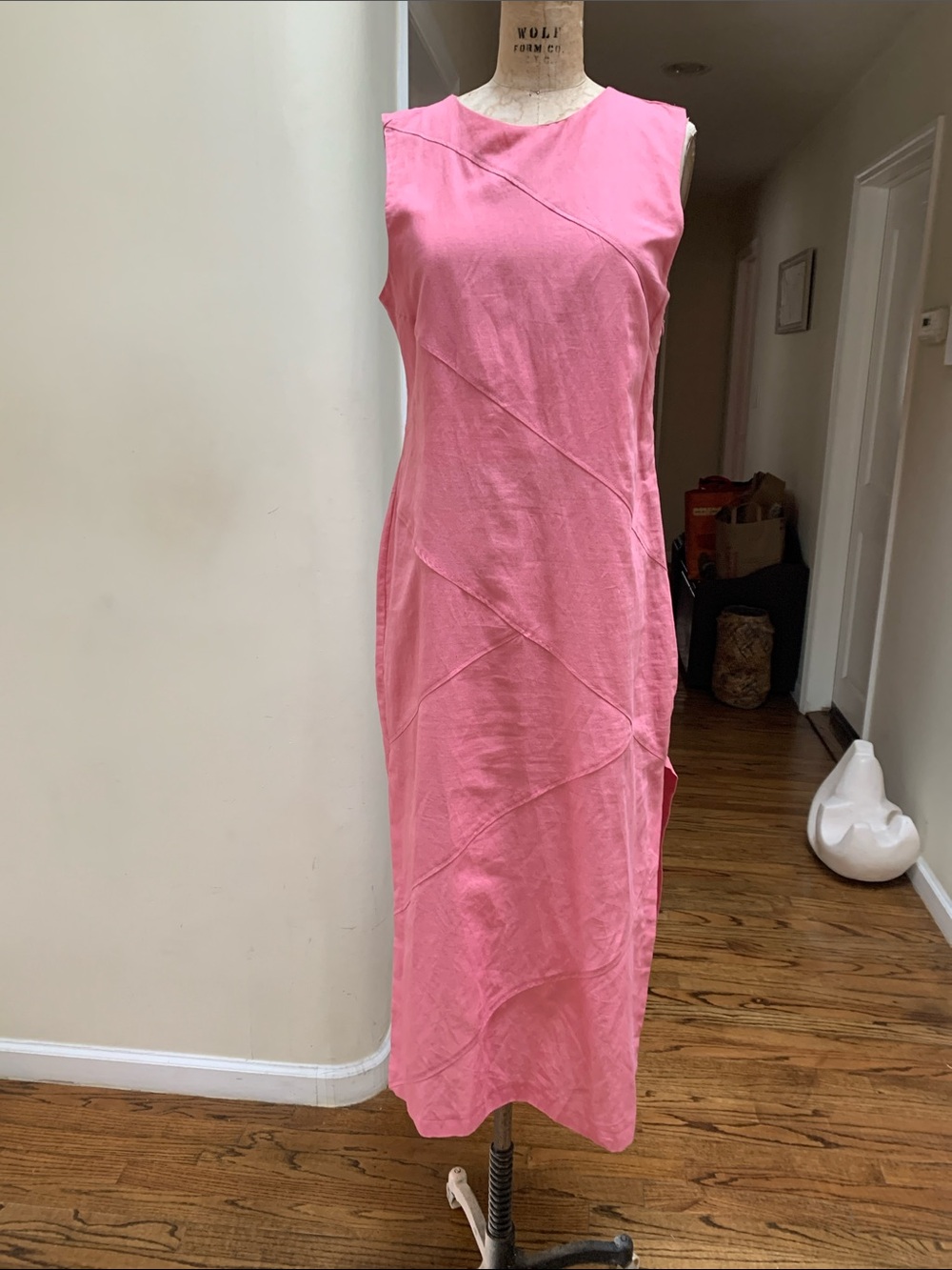 NWT Zara Sleeveless Maxi Dress in Pink